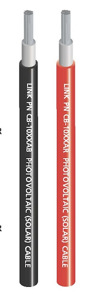 สายไฟโซลาร์เซลล์ Interlink CB-1060A ขนาด 6 ตร.มม. สีดำและสีแดง