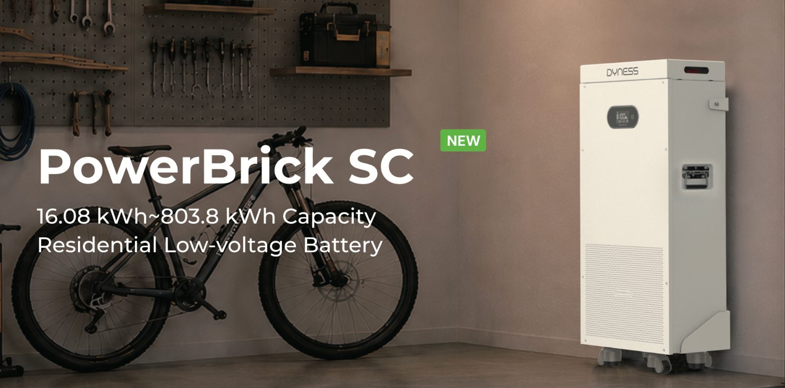 แบตเตอรี่ลิเธียม Dyness PowerBrick SC 16.08 kWh LV สำหรับระบบโซลาร์เซลล์