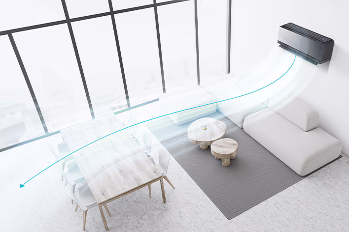 เครื่องปรับอากาศ แอลจี DUALCOOL ARTCOOL หน้ากากกระจก ระบบ Dual Inverter + Wi-Fi (IAQ · ART) รูปที่ 4